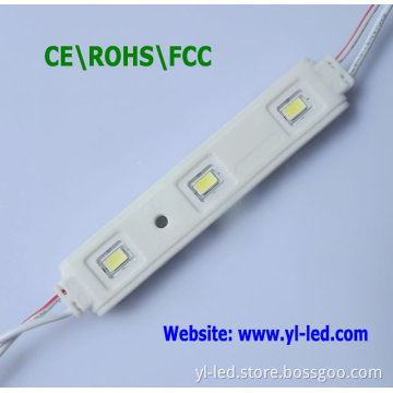 injection 3SMD 5630 led module with lens